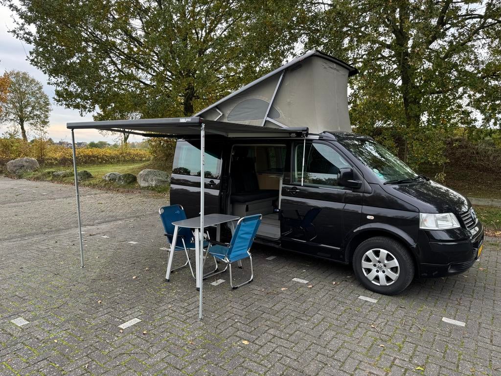VW California T5 2.5 TDI Zeer Compleet., Caravans en Kamperen, Campers, Particulier, tot en met 4, Buscamper of Camperbus, Volkswagen