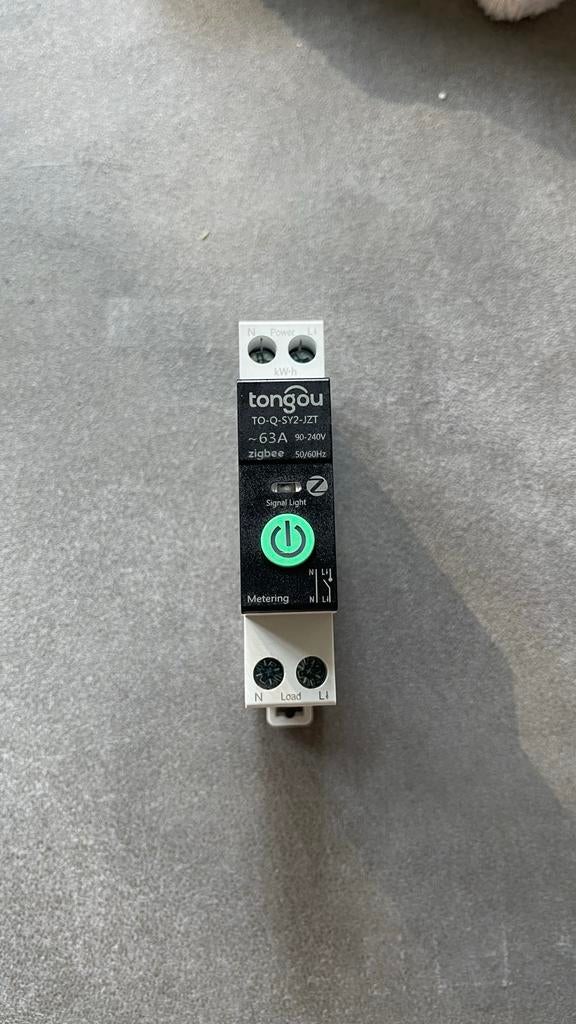 Tongou 63A Zigbee Schakelaar - Compatibel met Homey, Doe-het-zelf en Verbouw, Ophalen of Verzenden, Nieuw, Schakelaar