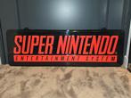Super Nintendo reclamebord reclame sign display promo 78x27, 1 speler, Ophalen of Verzenden, Gebruikt, Vanaf 3 jaar