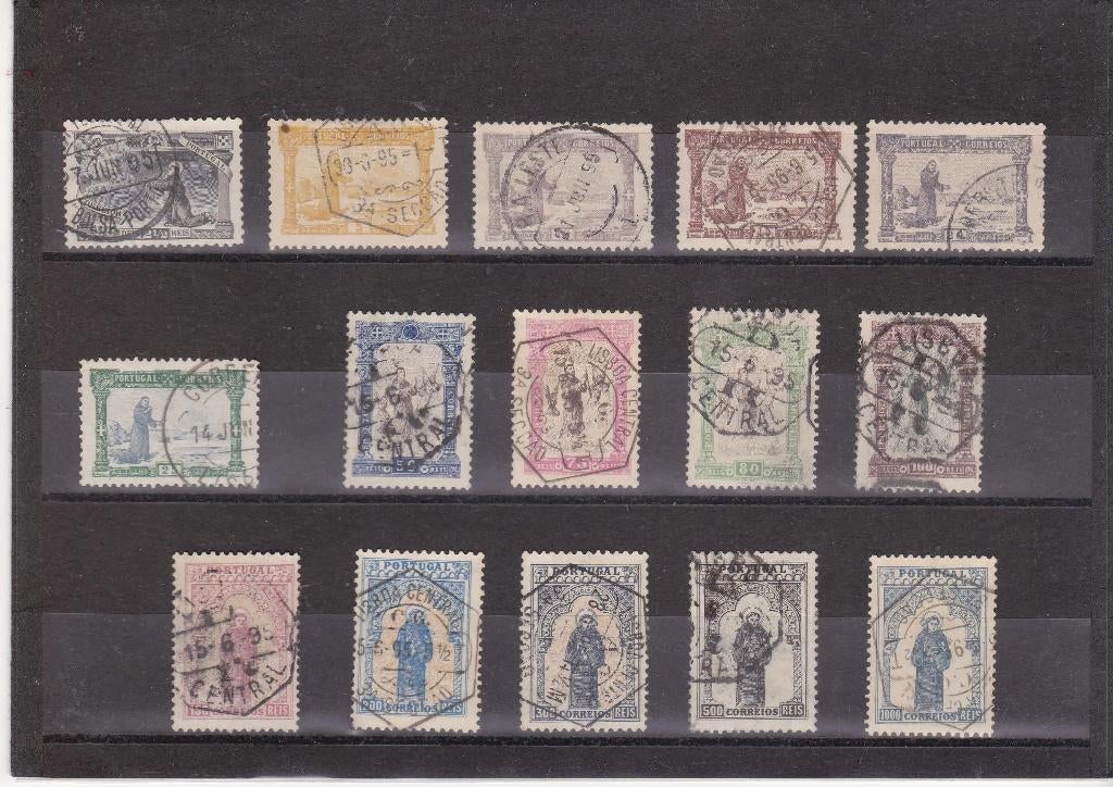 253. Portugal 1895, Ophalen of Verzenden, Portugal, Gestempeld