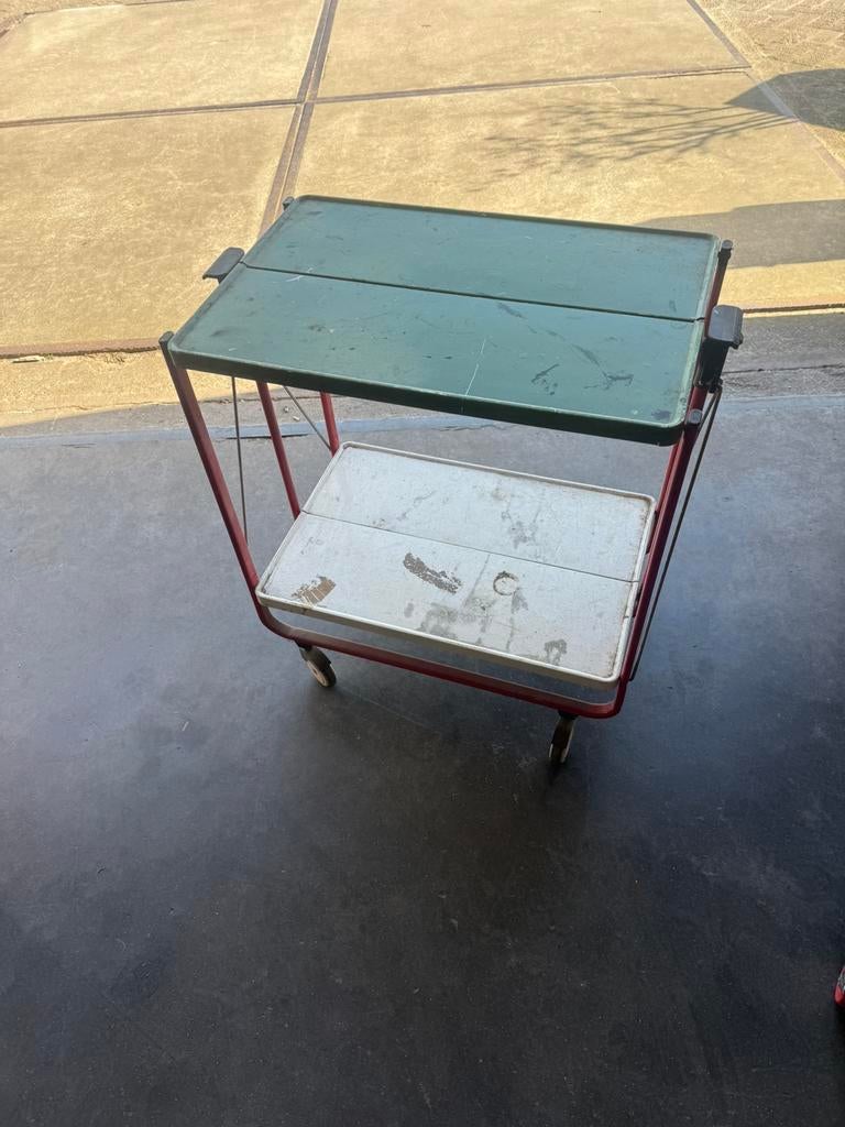 Gereedschap karretje serveer karretje, Doe-het-zelf en Verbouw, Transportwagens, 100 liter of meer, Ophalen, Zo goed als nieuw