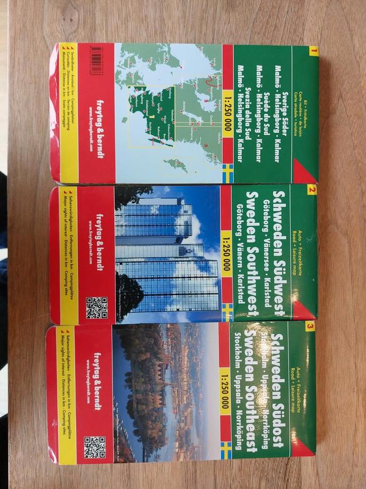 Kaart Zuid-Zweden - Freytag & Berndt 1:250 000, Boeken, Reisgidsen, Zo goed als nieuw, Overige typen, Europa, Overige merken, Ophalen of Verzenden