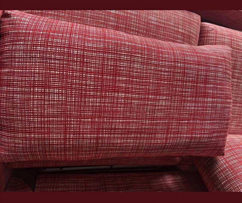 Ikea Vimle 2-zits slaapbank hoezenset rood, Ophalen of Verzenden, Tweepersoons, Rood