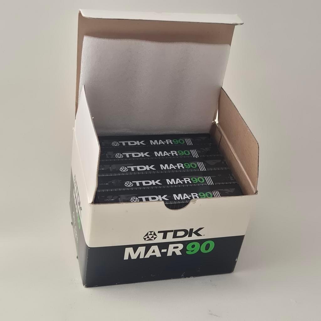 TDK MA-R 90  Box Set 5 stuks mind condition sealed., Ophalen of Verzenden, Nieuw in verpakking, 2 t/m 25 bandjes, Onbespeeld