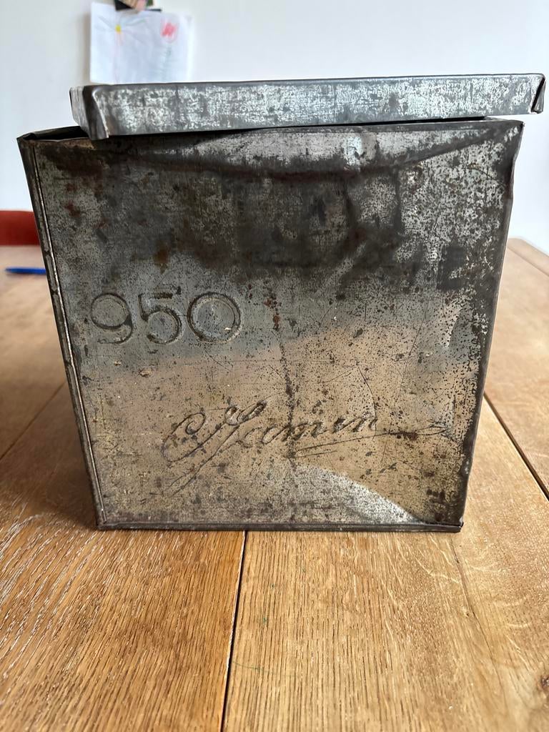 Vintage Koekblik C. Jamin - Authentiek Verzamelobject, Verzamelen, Blikken, Gebruikt, Koek(jes), Overige merken, Ophalen