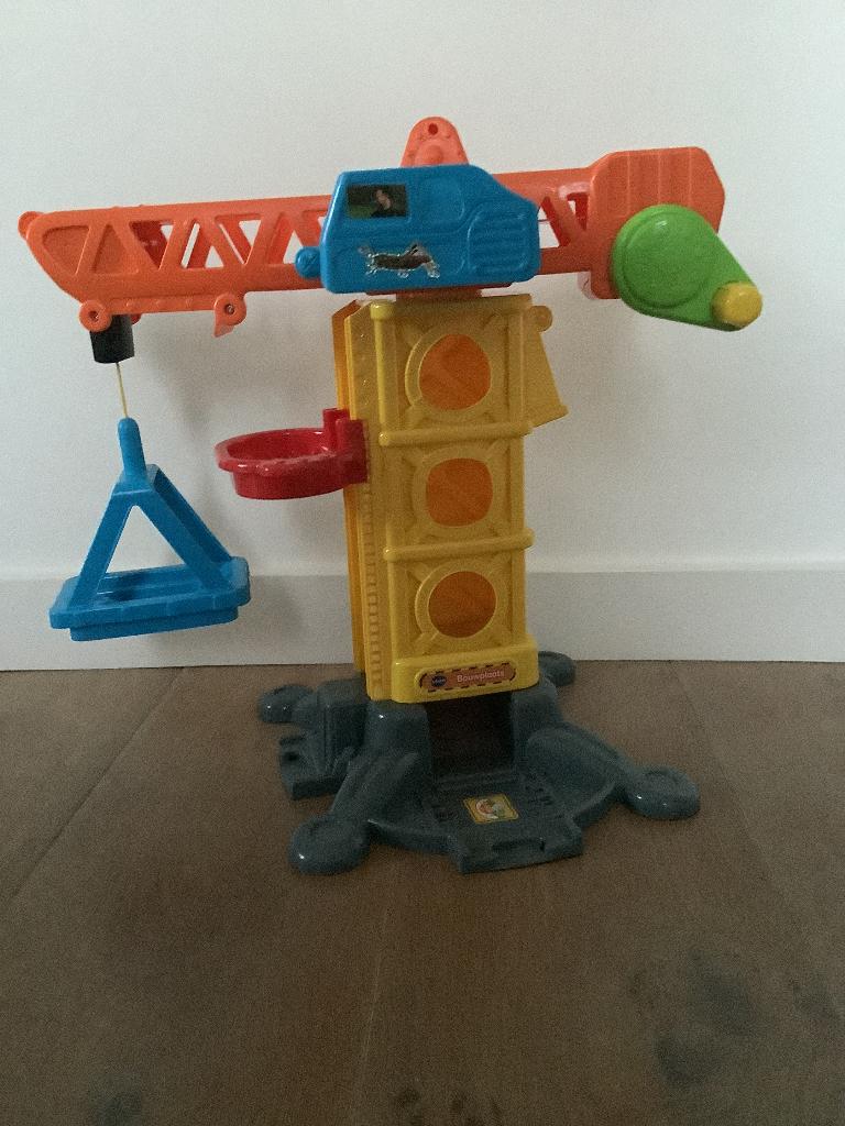 Hijskraan / Bouwplaats  VTECH  en FP speelgoed, Ophalen of Verzenden, Zo goed als nieuw