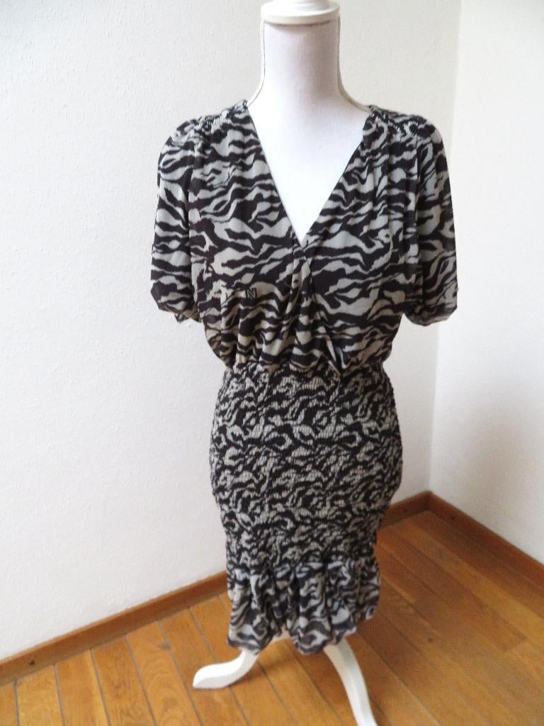 G32 NIKKIE by KATE MOSS jurk zwart groen maat 38, Maat 38/40 (M), Nikkie by Kate Moss, Zwart, Nieuw