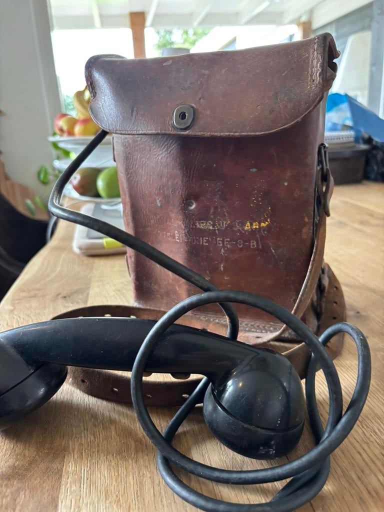 Oude Engelse of Amerikaanse veldtelefoon, Ophalen of Verzenden, Zo goed als nieuw, 1200 watt of meer, Overige typen