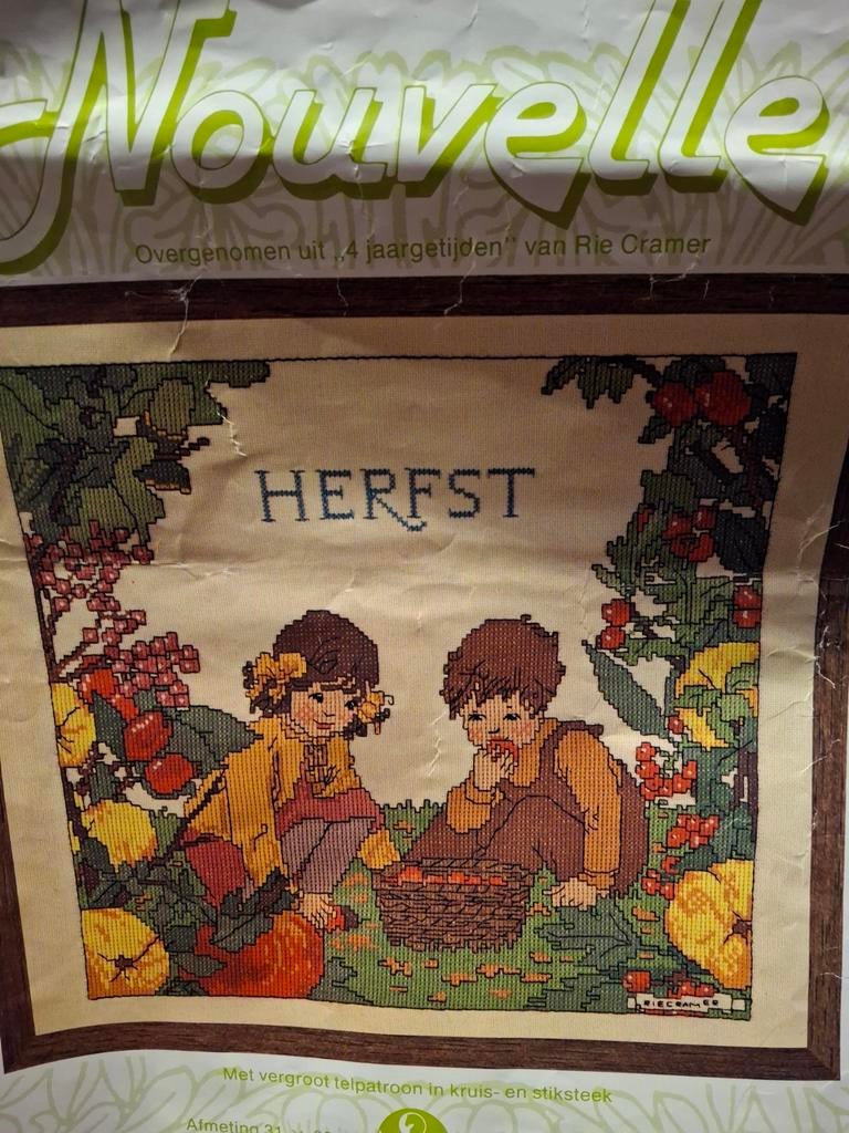 Herfst - klaarborduren, Ophalen of Verzenden, Borduurpakket