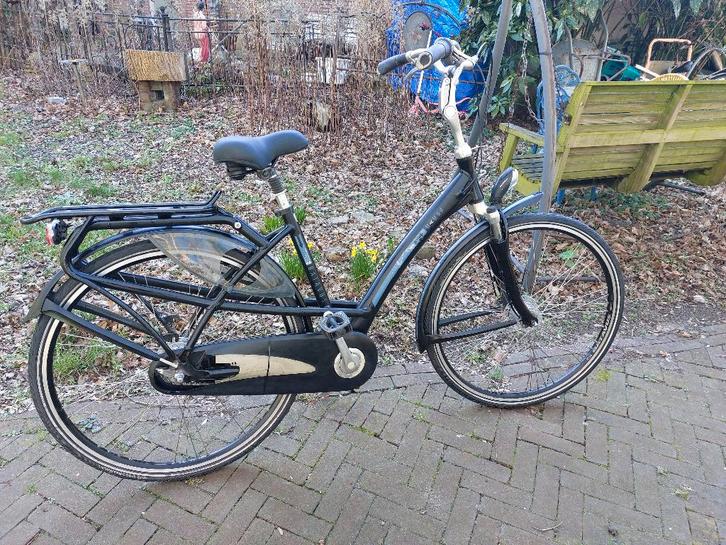 Mooie zwarte Batavus Mambo, Fietsen en Brommers, Fietsen | Dames | Damesfietsen, Gebruikt, Batavus, Versnellingen, 50 tot 53 cm