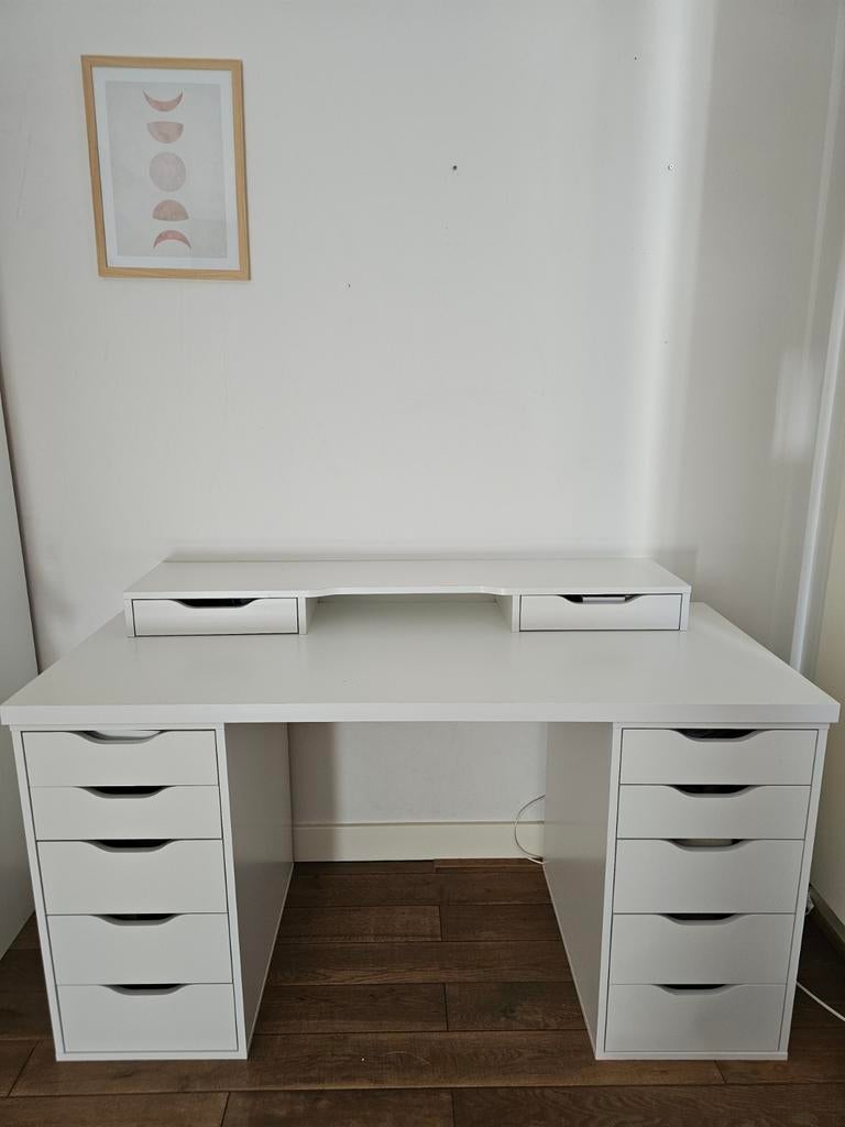 Bureau Ikea Alex Lagkapten, Ophalen, Gebruikt, Scandinavisch, Spaanplaat of MDF