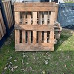 Gratis 3 pallets ijzer hekje en steekwagen, Tuin en Terras, Ophalen, Gebruikt, IJzer, Sierhekwerk