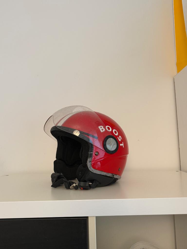 Scooter helm, Fietsen en Brommers, Brommerhelmen, Ophalen of Verzenden, Gebruikt, Small, Overige merken