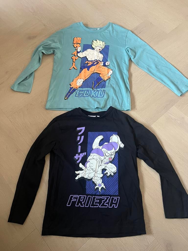 2x DragonballZ shirts lange mouwen, Kinderen en Baby's, Kinderkleding | Maat 140, Ophalen of Verzenden, Zo goed als nieuw, Shirt of Longsleeve