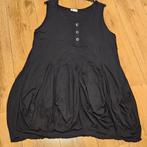 Leins viscose tuniek/jurkje ballon-tulpmodel incl verzend, Verzenden, Leins, Zwart, Maat 46/48 (XL) of groter