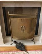 Haardscherm met blaasbalg, Antiek en Kunst, Ophalen, Koper