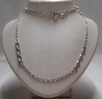 Zilveren vintage sierketting nr.2405, Sieraden, Tassen en Uiterlijk, Kettingen, Verzenden, Zo goed als nieuw, Zilver, Zilver
