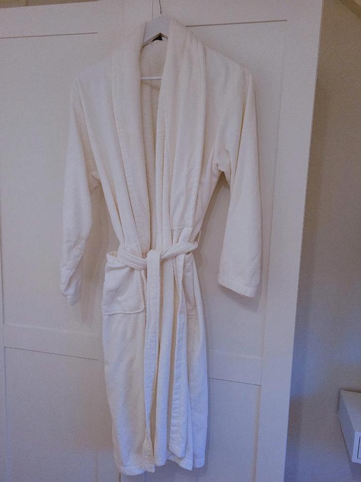 Heren en dames badjas wit, Huis en Inrichting, Badkamer | Badtextiel en Accessoires, Zo goed als nieuw, Overige typen, Wit, Ophalen of Verzenden
