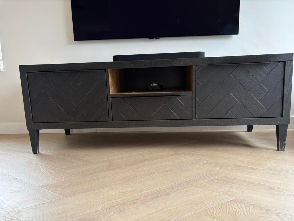 Tv meubel - 148x48 cm, Huis en Inrichting, Ophalen, Gebruikt, 100 tot 150 cm, Minder dan 100 cm