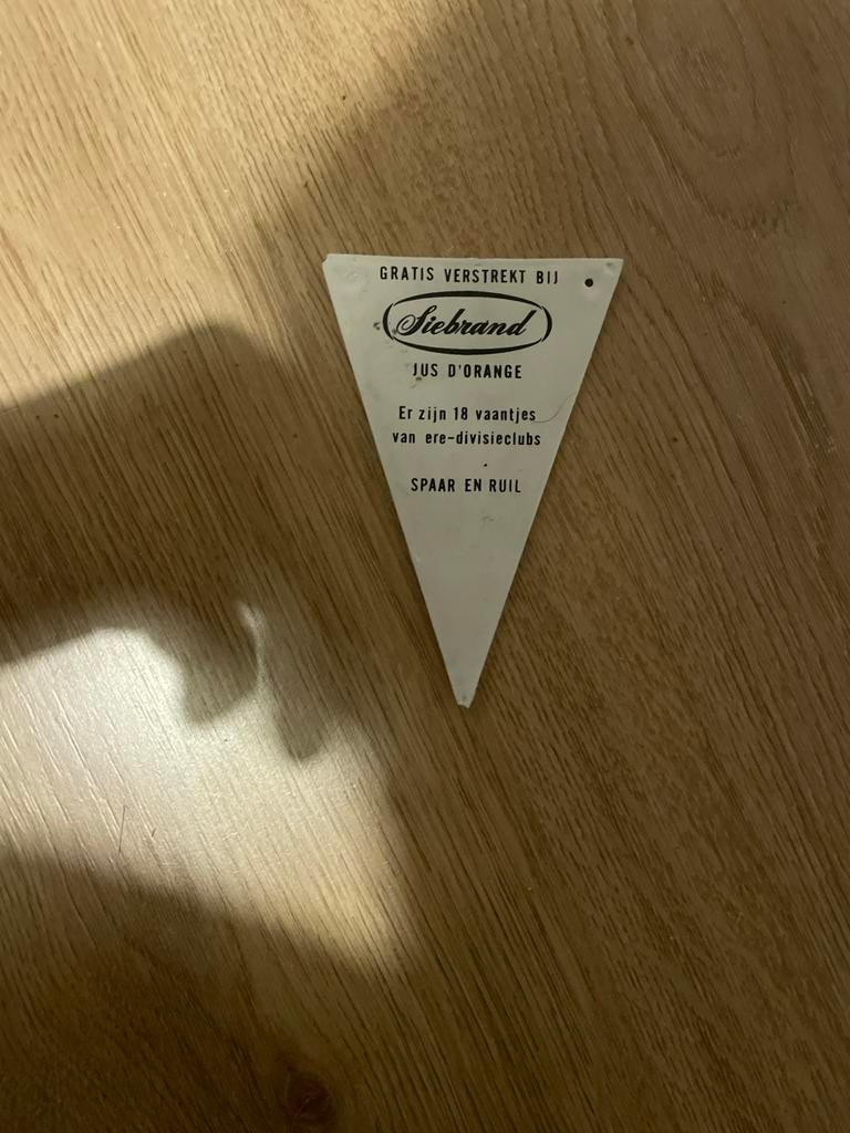 Vintage Ajax Vaantje - Siebrand Jus d'Orange Eredivisie, Ophalen of Verzenden, Gebruikt, Ajax, Vaantje of Sjaal