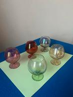 Set van 5 gekleurde glazen, Ophalen of Verzenden