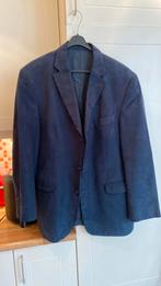 Kolbert maat 54, donkerblauw suèdeachtig., Ophalen of Verzenden, Zo goed als nieuw, Maat 52/54 (L), Blauw