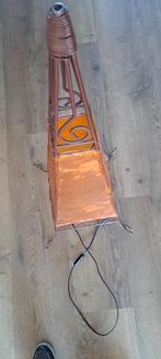 Vinted lamp met koeiehuid kap, Ophalen, Gebruikt, Vintage, Stof