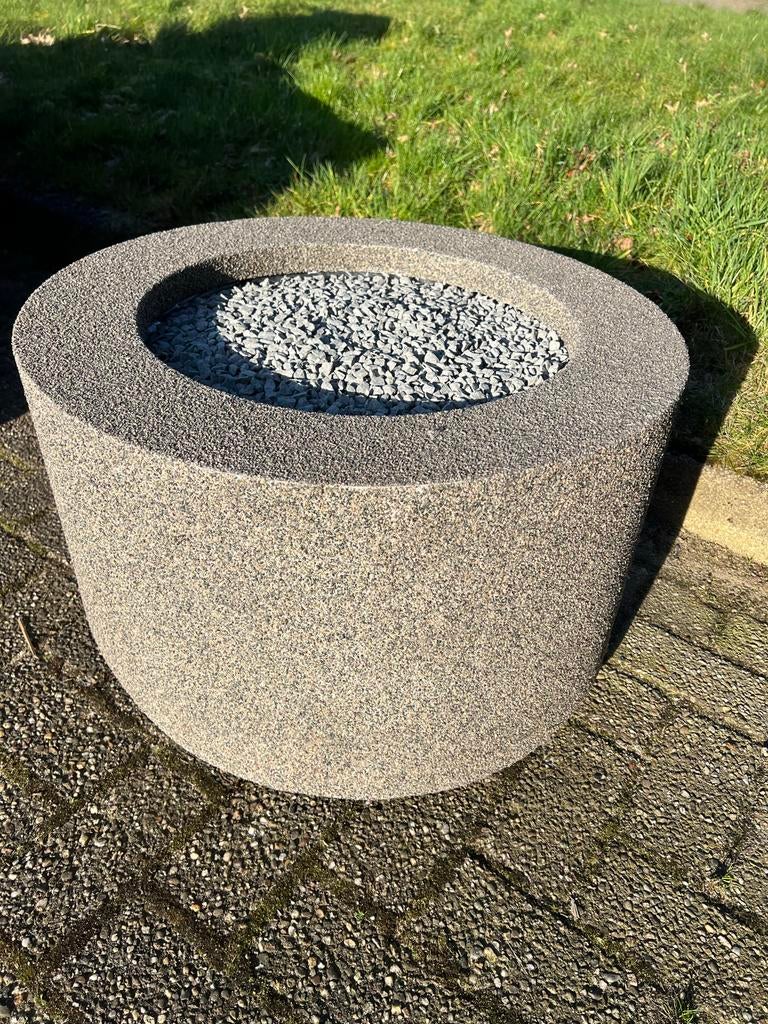 Verrijdbare bloembakken: rechthoekig en rond, 100 cm of meer, Nieuw, Ophalen of Verzenden, Beton