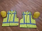 Veiligheidshelmen + Hesjes 2x, Doe-het-zelf en Verbouw, Veiligheidshelmen, Ophalen of Verzenden, Nieuw