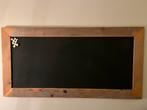 Magnetisch krijtbord met steigerhouten rand, Ophalen, Zo goed als nieuw