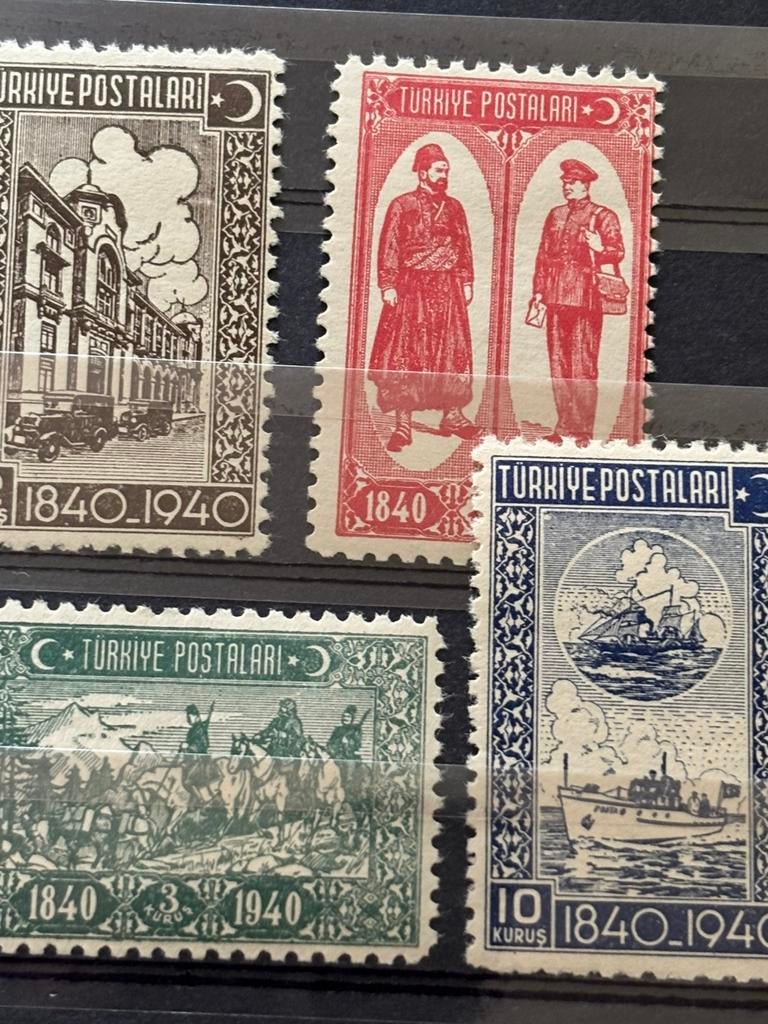 Schepen, Turkije 1940, Ophalen of Verzenden, Postfris, Overige thema's