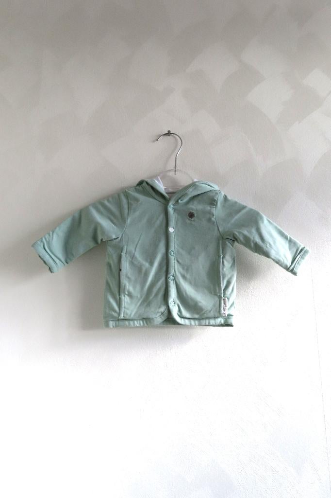 Vestje Jasje Dubbelzijdig Mintgroen Noppies mt 56 (4435), Kinderen en Baby's, Babykleding | Maat 56, Jongetje of Meisje, Ophalen of Verzenden