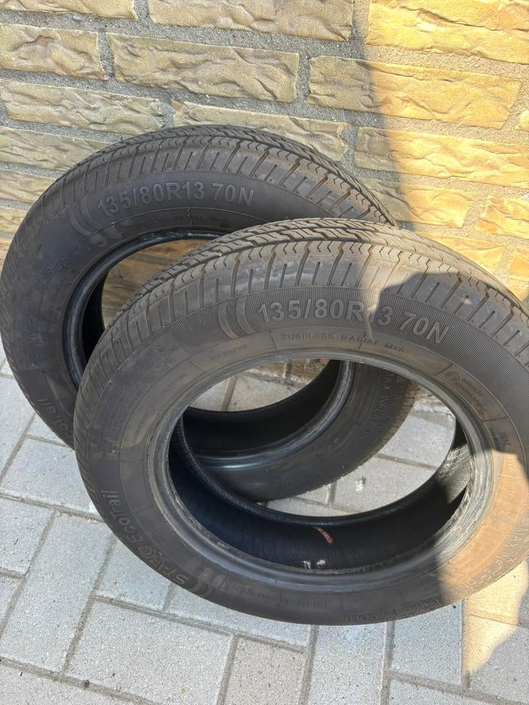 Trailer/vouwwagen banden 135/80 R13 70N, Ophalen, Gebruikt
