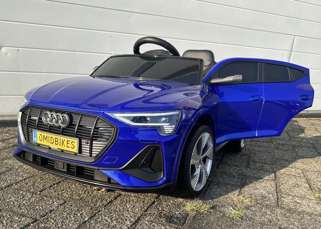 Audi E-tron 12v wit - Afstandsbediening - 4x4 - Leder NIEUW, Ophalen of Verzenden, Nieuw, Overige typen