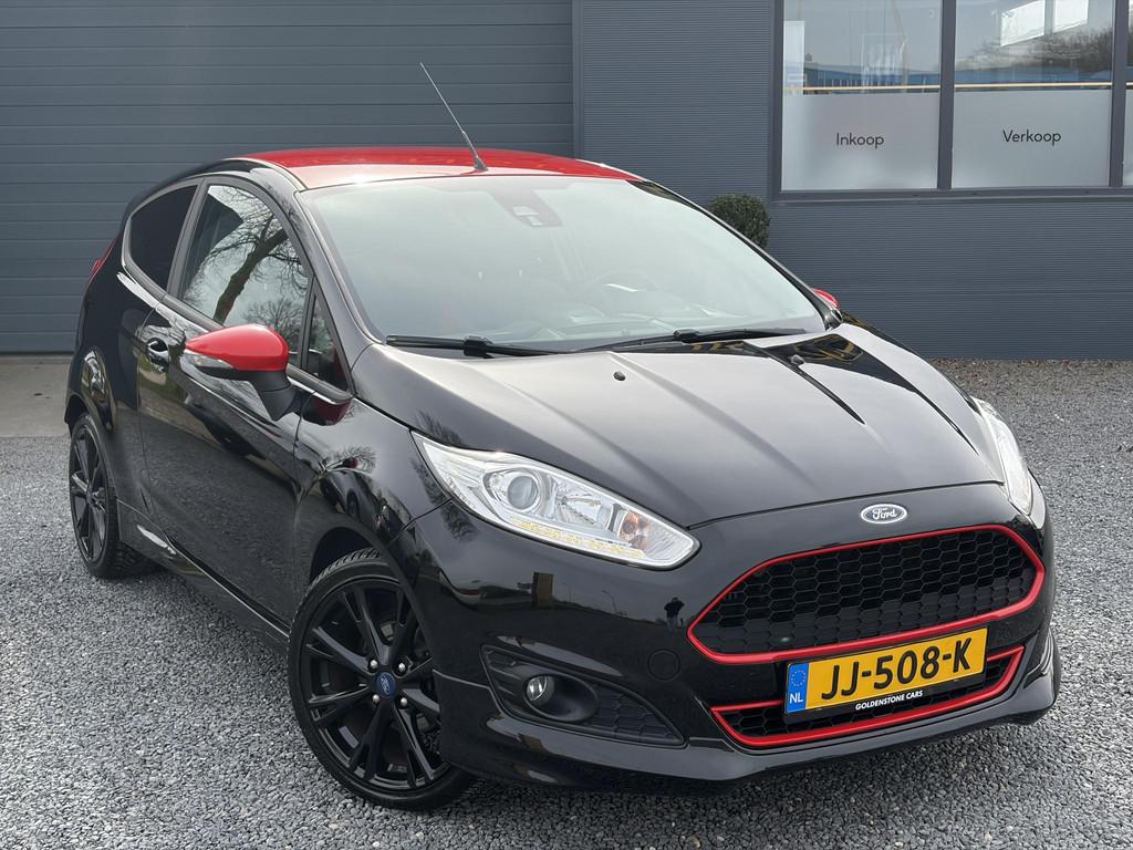Ford Fiesta 1.0 EcoBoost Black Edition 141pk,Navi,Pdc,D-riem, Auto's, Voorwielaandrijving, Stof, Euro 6, 1028 kg
