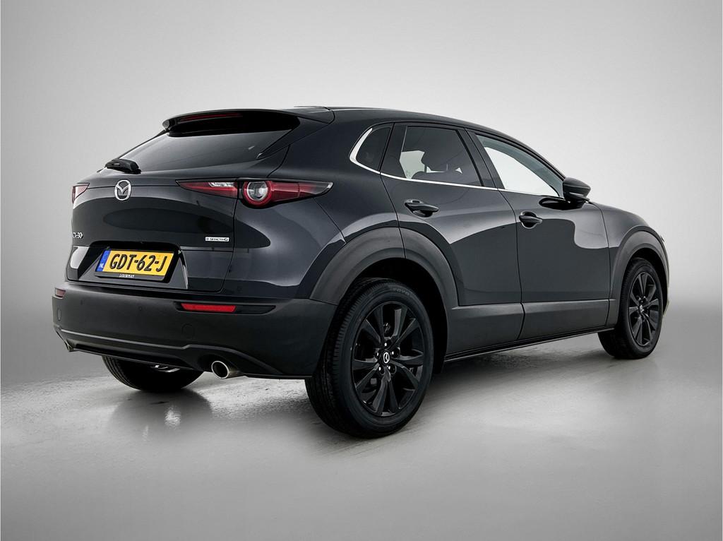 Mazda CX-30 2.0 e-SkyActiv-G M Hybrid Homura Automaat | Park, Auto's, Mazda, Voorwielaandrijving, Stof, Gebruikt, Zwart