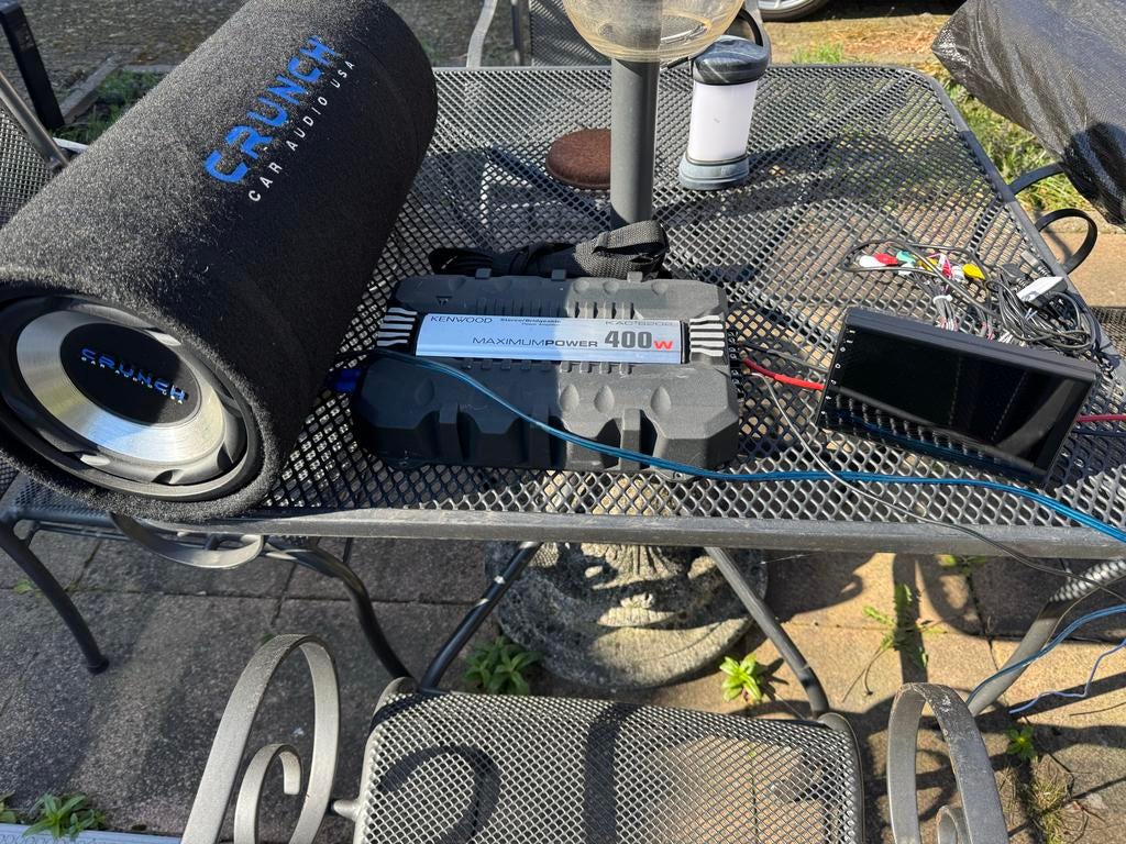 Autoradio met apps, kenwood 400W, Subwoofer tube, Auto diversen, Autoradio's, Ophalen, Zo goed als nieuw
