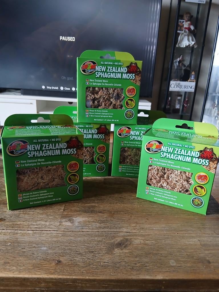 5 dichte pakken mos, Ophalen of Verzenden, Nieuw, Tak, Plant, Rots of Steen