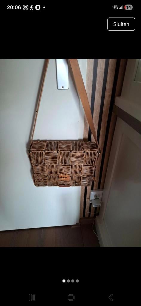 Riviera maison rotan tas, Ophalen of Verzenden, Zo goed als nieuw