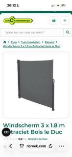 3 windschermen 3m breed en 1,50 hoig, Tuin en Terras, Ophalen, Zo goed als nieuw