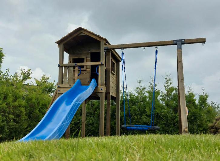 speeltoren LUNENBURG speelhuis klimtoren speeltoestel, Kinderen en Baby's, Speelgoed | Buiten | Speeltoestellen, Nieuw, Brandweerpaal