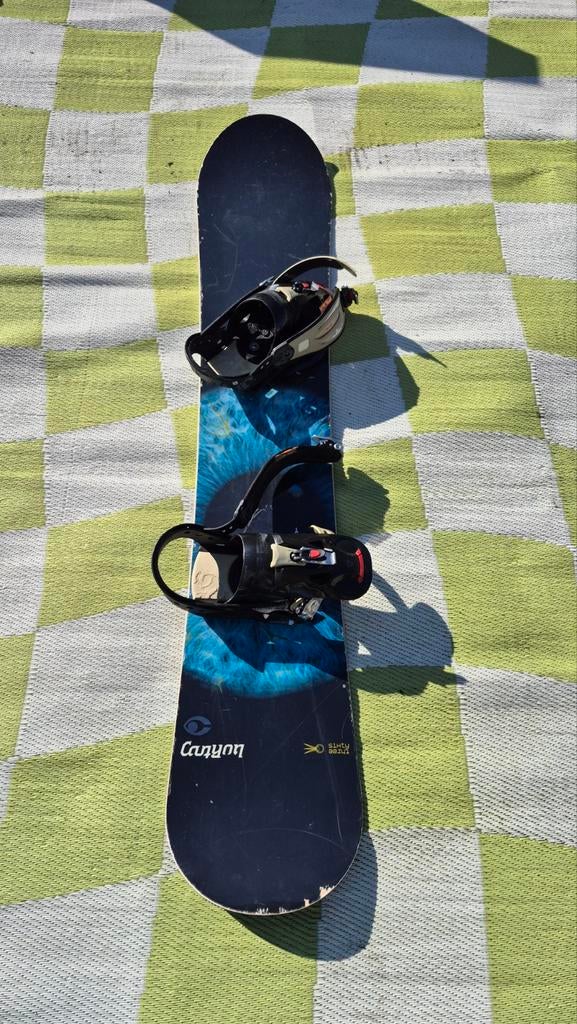 Snowboard Burton 163cm Wide - geslepen en gewaxt, Ophalen, Gebruikt, Board