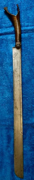 Oude Sikin Panjang Sumatra Indonesie No Kris Keris, Antiek en Kunst, Ophalen of Verzenden