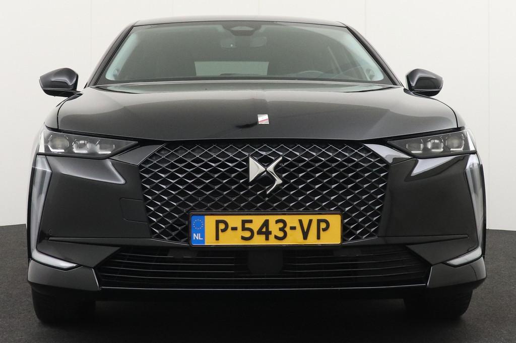 DS DS 4 180 PK Aut. Performance Line+ Camera Head-up Display, Gebruikt, 4 cilinders, Leder en Stof, Zwart