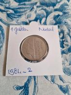 Nederland: een zeer mooie nikkelen 1 gulden munt uit 1984-2., Postzegels en Munten, Munten | Nederland, Ophalen of Verzenden, Koningin Beatrix