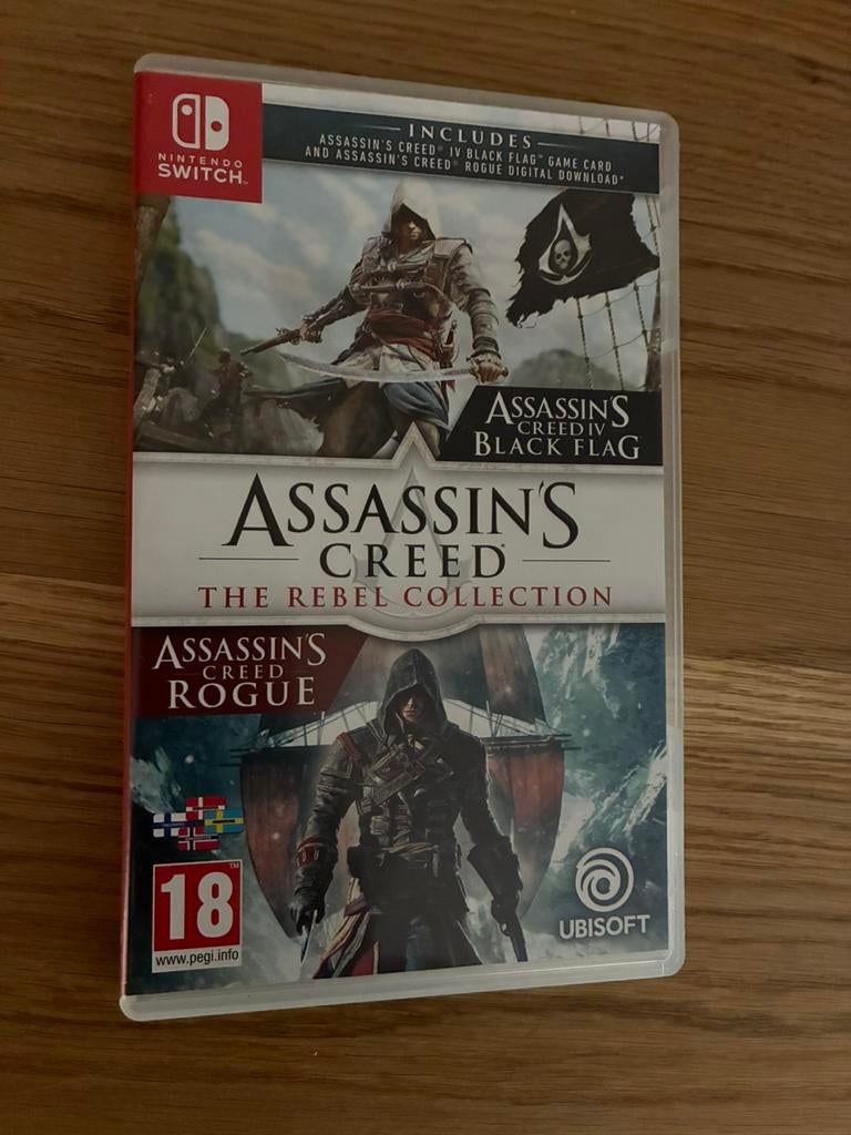 Nintendo Switch Assassins’s creed The Rebel collection, Spelcomputers en Games, Avontuur en Actie, Vanaf 18 jaar, 1 speler, Ophalen of Verzenden