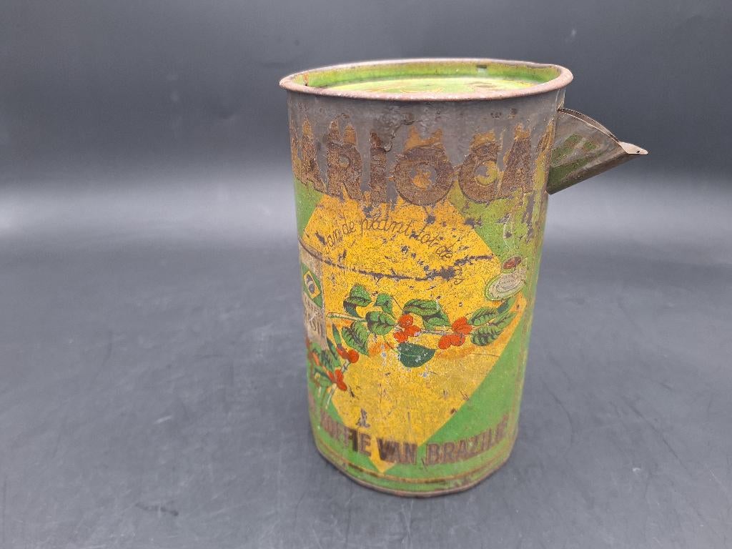 oude ronde blikken doos Carioca, begin 1900, Ophalen of Verzenden