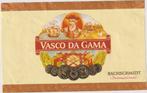 sigarenbanden - ETIKET - VASCO DA GAMA // BACHSCHMIDT, Ophalen of Verzenden, Zo goed als nieuw, Sigarenbandjes