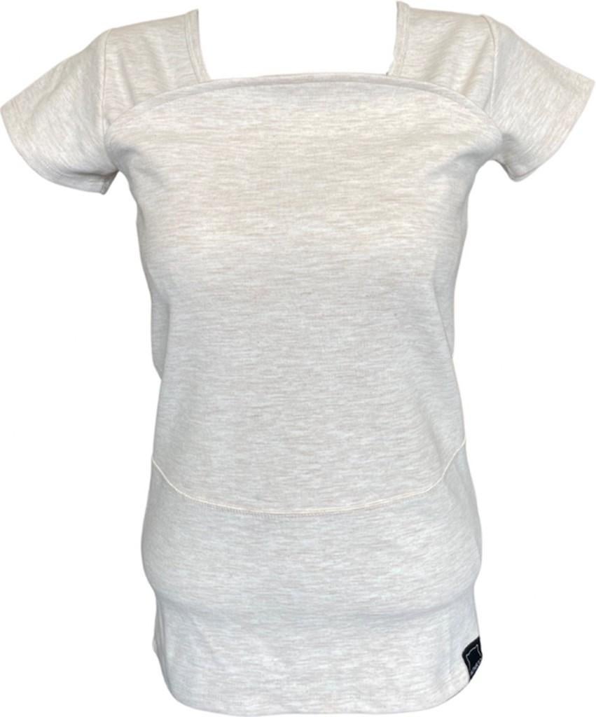 Womboo Buidelshirt - Vrouw - Maat S - Beige, Kinderen en Baby's, Nieuw, Rug, Draagzak, Ophalen