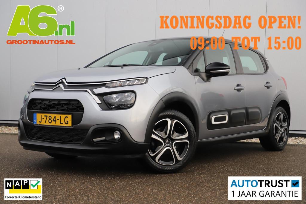 Citroen C3 1.2 PureTech Feel Navigatie Carplay Android Clima, Auto's, Citroën, Voorwielaandrijving, 83 pk, Euro 6, 1199 cc